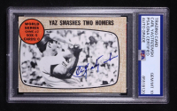 Carl Yastrzemski Signed 1968 Topps Yaz Smashes Two Homers #152 (PSA | Autograph Graded PSA 10) at PristineAuction.com