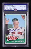 Carl Yastrzemski Signed 1965 Topps #365 (PSA | Autograph Graded PSA 10) at PristineAuction.com