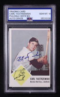 Carl Yastrzemski Signed 1963 Fleer #8 (PSA | Autograph Graded PSA 10) at PristineAuction.com