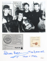 Pete Best Signed 8x11 Paper with Brick Piece Inscribed "The Beatles 1960-1962" (JSA) at PristineAuction.com