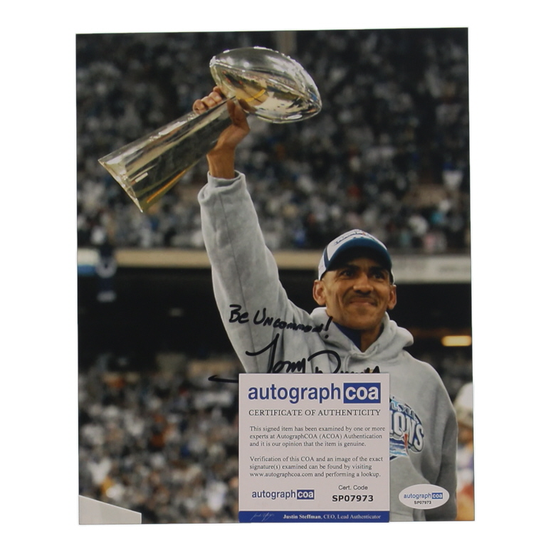 Tony Dungy Signed Colts 8x10 Photo Inscribed "Be Uncommon!" (ACOA) at PristineAuction.com Tony Dungy Signed Colts 8x10 Photo Inscribed "Be Uncommon!" (ACOA) at PristineAuction.com