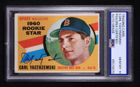 Carl Yastrzemski Signed 1960 Topps Rookie Star #148 RC (PSA | Autograph Graded PSA 10) at PristineAuction.com