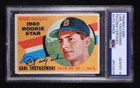 Carl Yastrzemski Signed 1960 Topps Rookie Star #148 RC (PSA | Autograph Graded PSA 10) at PristineAuction.com