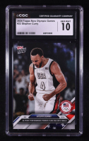 Stephen Curry 2024 Topps Now Olympic Games #22 (CGC 10) at PristineAuction.com