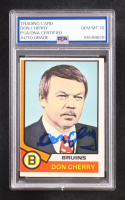 Don Cherry Signed 1974 O-Pee-Chee #161 (PSA | Autograph Graded PSA 10) at PristineAuction.com