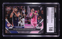 Stephen Curry / Lionel Messi 2024 Topps Now MLS #128 (CGC 10) at PristineAuction.com