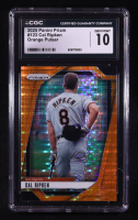 Cal Ripken Jr. 2025 Panini Prizm Prizms Orange Pulsar #123 #073/399 (CGC 10) at PristineAuction.com