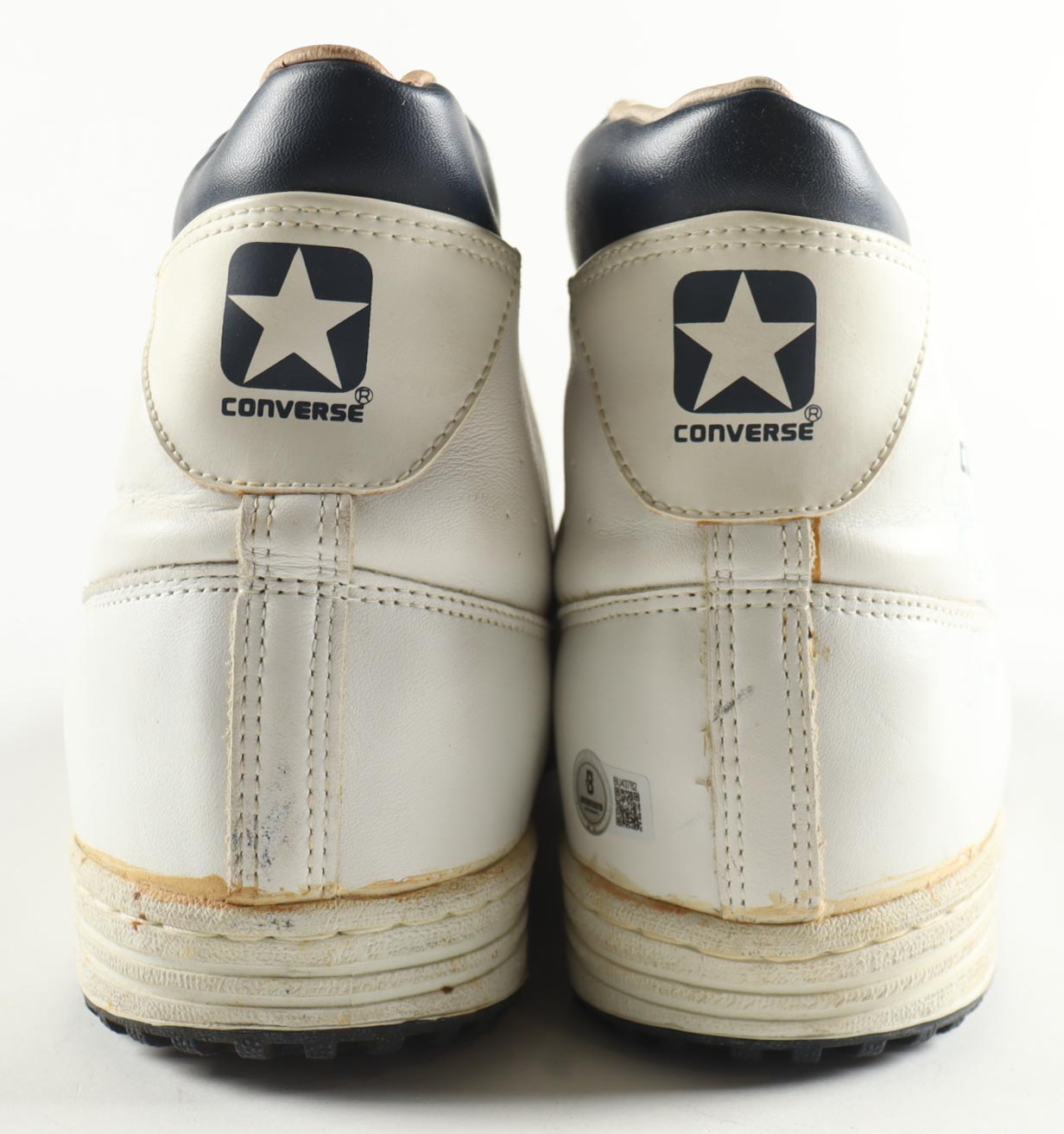 Kent Benson Signed Pair of Vintage Converse Startech Basketball Shoes with Inscriptions (Beckett) at PristineAuction.com Kent Benson Signed Pair of Vintage Converse Startech Basketball Shoes with Inscriptions (Beckett) at PristineAuction.com