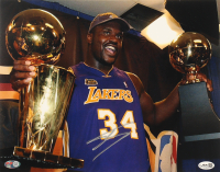 Shaquille O'Neal Signed Lakers 11x14 Photo (JSA & PIA) at PristineAuction.com