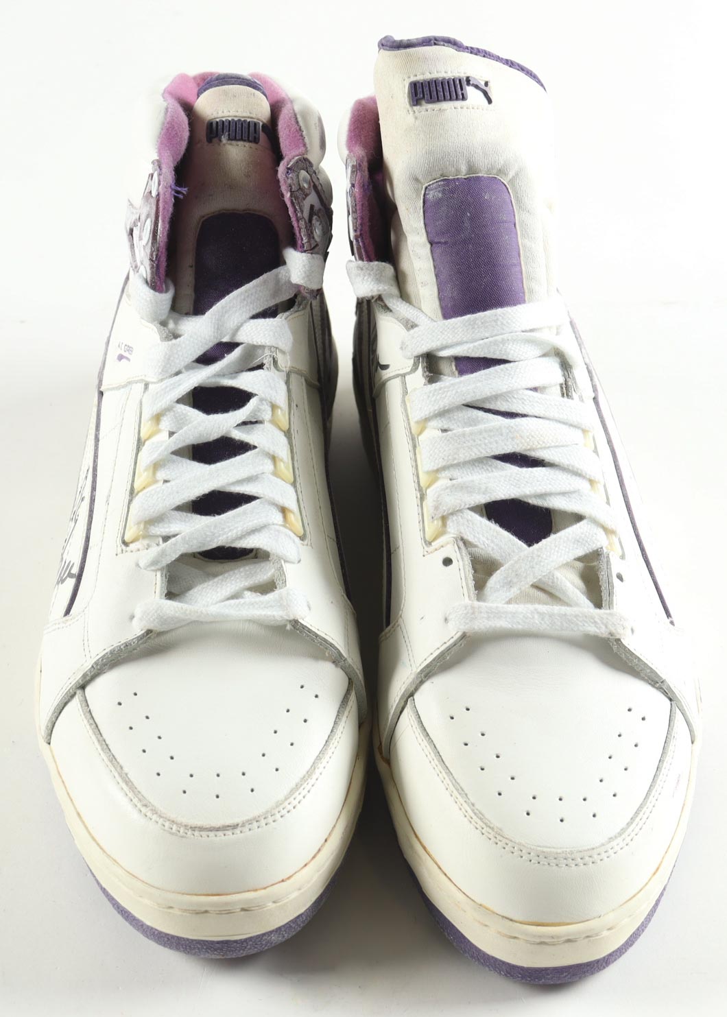 A. C. Green Signed Pair of Puma Slipstream Mid Basketball Shoes (Beckett) at PristineAuction.com A. C. Green Signed Pair of Puma Slipstream Mid Basketball Shoes (Beckett) at PristineAuction.com