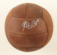 Pele Signed Vintage Full-Size Soccer Ball (Beckett) at PristineAuction.com