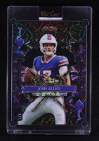 Josh Allen 2024 Wild Card 5 Card Draw Jack of Hearts Kaleidoscope Black #JAN #1/1 at PristineAuction.com