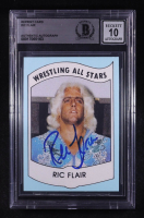Ric Flair Signed Reprint Card (BGS | Auto 10) at PristineAuction.com