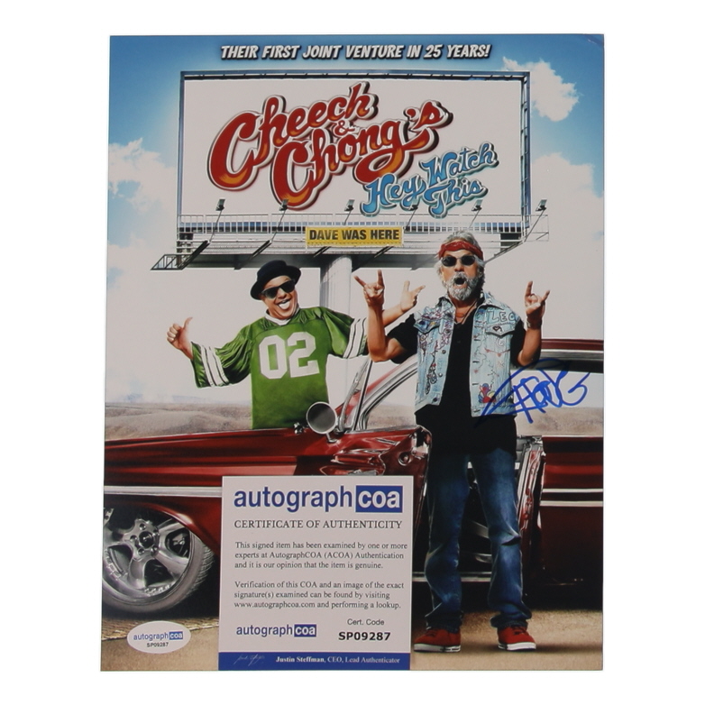 Tommy Chong Signed "Cheech & Chong's Hey Watch This" 8x10 Photo (ACOA) at PristineAuction.com Tommy Chong Signed "Cheech & Chong's Hey Watch This" 8x10 Photo (ACOA) at PristineAuction.com