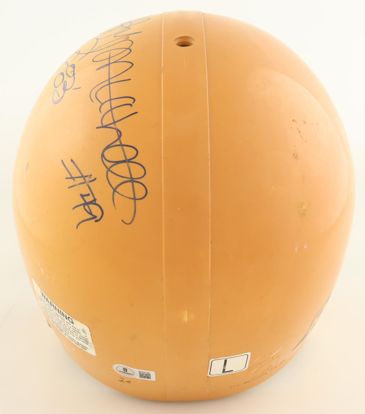 Bobby Mitchell Signed Youth-Size Authentic On-Field Helmet Inscribed "HOF 83" (Beckett) at PristineAuction.com Bobby Mitchell Signed Youth-Size Authentic On-Field Helmet Inscribed "HOF 83" (Beckett) at PristineAuction.com