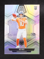 Bo Nix 2024 Panini Mosaic Silver #312 RC at PristineAuction.com