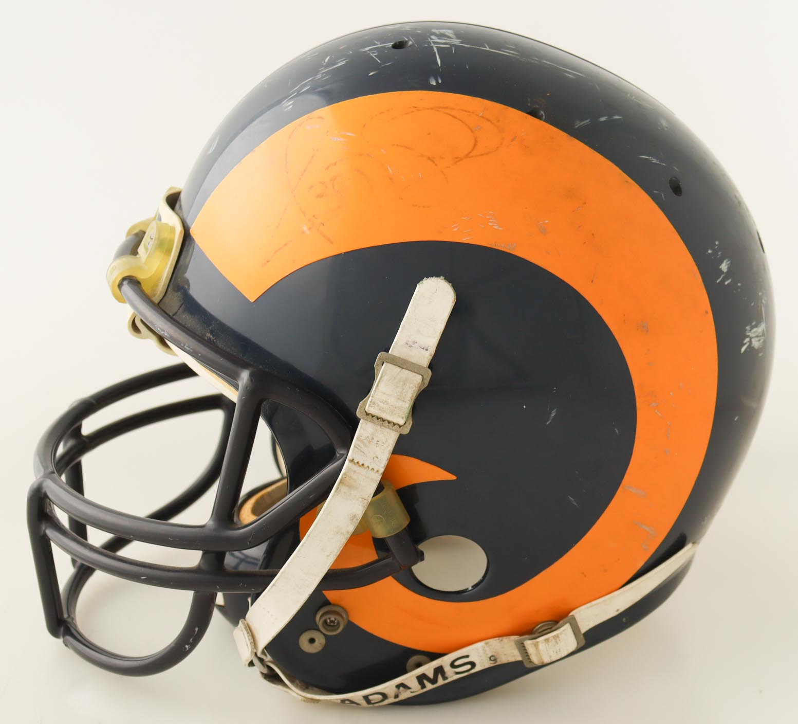 Jerome Bettis Signed Rams Full-Size Authentic On-Field Helmet (Beckett) at PristineAuction.com Jerome Bettis Signed Rams Full-Size Authentic On-Field Helmet (Beckett) at PristineAuction.com