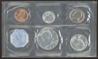 1964 Uncirculated United States Mint Souvenir (5) Coin Set at PristineAuction.com