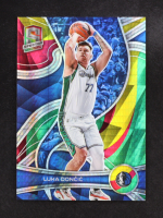Luka Doncic 2021-22 Panini Spectra Variations Asia Red Yellow Green #77 #25/75 at PristineAuction.com