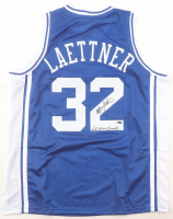 Christian Laettner Signed Jersey Inscribed "2x NCAA Champs" (Schwartz) at PristineAuction.com