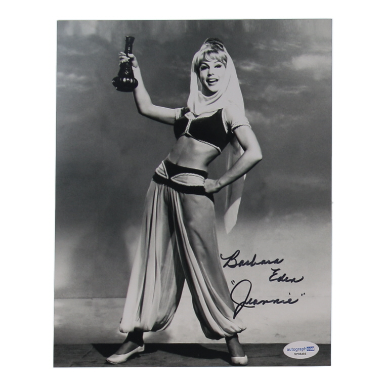 Barbara Eden Signed "I Dream of Jeannie" 8x10 Photo Inscribed "Jeannie" (ACOA) at PristineAuction.com Barbara Eden Signed "I Dream of Jeannie" 8x10 Photo Inscribed "Jeannie" (ACOA) at PristineAuction.com