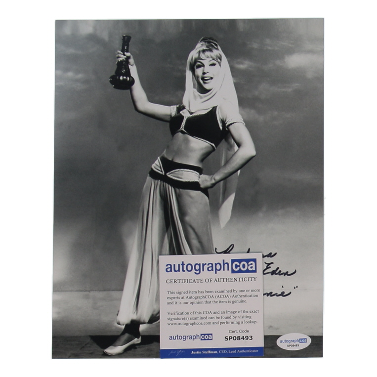 Barbara Eden Signed "I Dream of Jeannie" 8x10 Photo Inscribed "Jeannie" (ACOA) at PristineAuction.com Barbara Eden Signed "I Dream of Jeannie" 8x10 Photo Inscribed "Jeannie" (ACOA) at PristineAuction.com