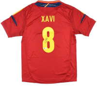Xavi Signed Spain National Team Adidas Authentic Jersey (Beckett) at PristineAuction.com