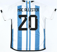 Alexis Mac Allister Signed Argentina National Team Adidas Authentic Jersey (Beckett) at PristineAuction.com