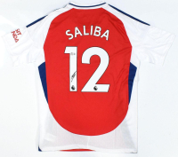 William Saliba Signed Arsenal Adidas Authentic Jersey (Beckett) at PristineAuction.com