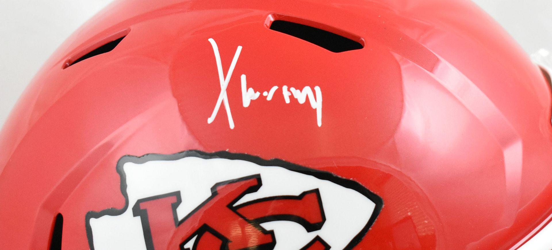 Xavier Worthy Signed Chiefs Full-Size Speed Helmet (Fanatics) at PristineAuction.com Xavier Worthy Signed Chiefs Full-Size Speed Helmet (Fanatics) at PristineAuction.com