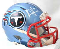 Vince Young Signed Titans Speed Mini Helmet (Beckett) at PristineAuction.com