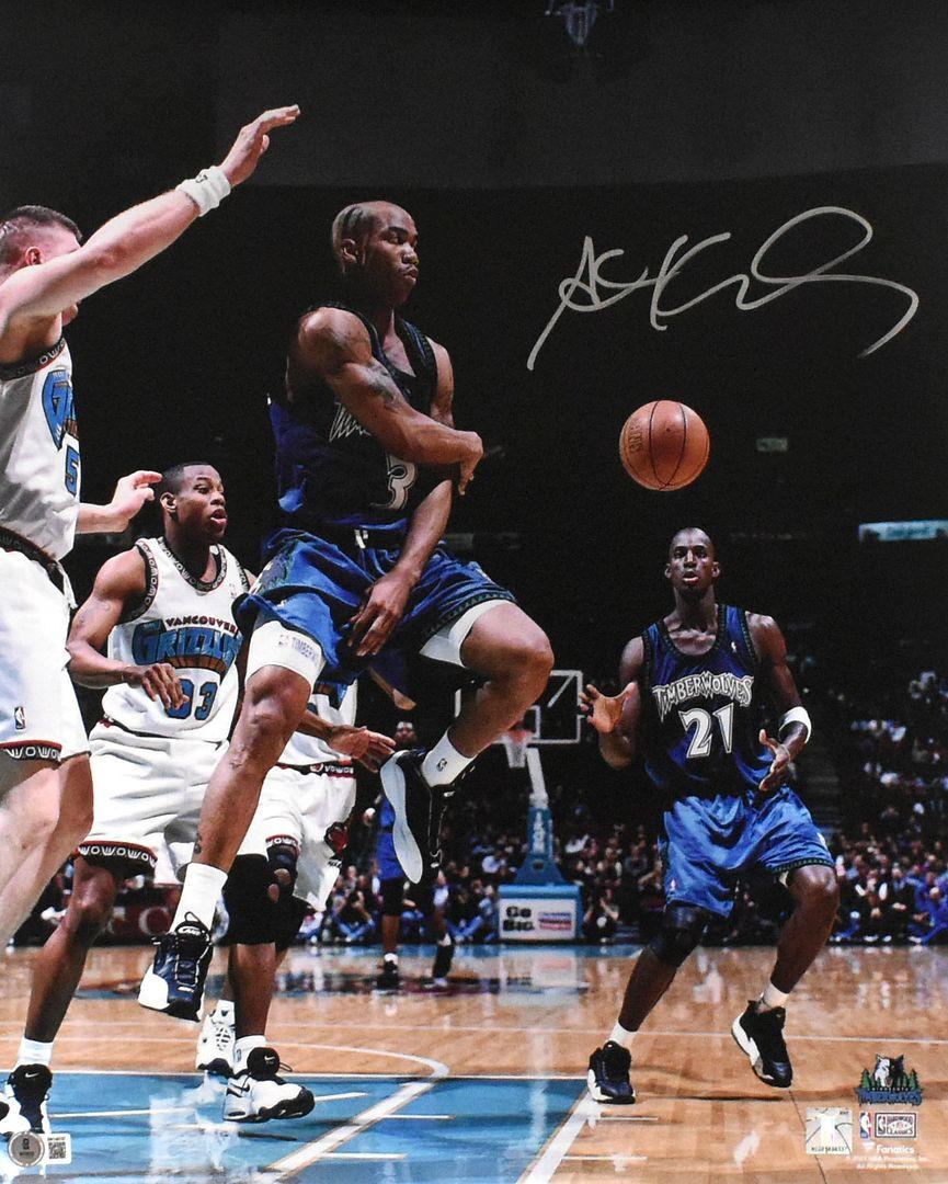 Stephon Marbury Signed Timberwolves 16x20 Photo (Beckett) at PristineAuction.com Stephon Marbury Signed Timberwolves 16x20 Photo (Beckett) at PristineAuction.com