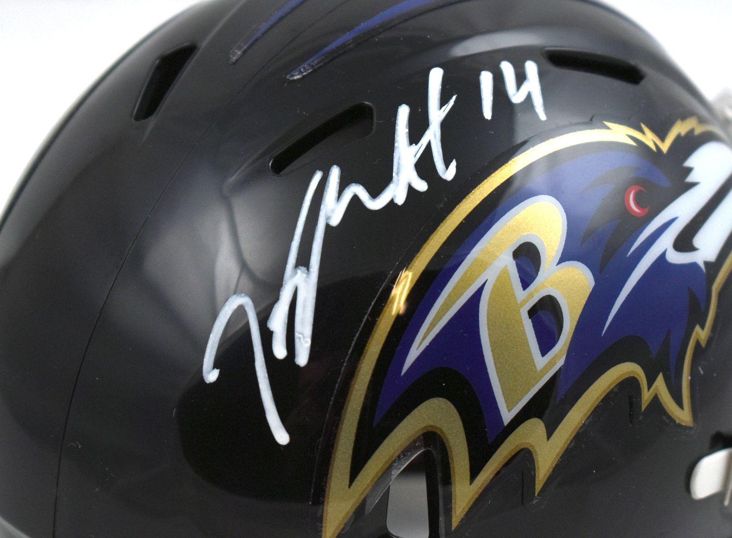 Kyle Hamilton Signed Ravens Speed Mini Helmet (Beckett) at PristineAuction.com Kyle Hamilton Signed Ravens Speed Mini Helmet (Beckett) at PristineAuction.com