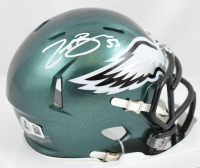Zack Baun Signed Eagles Speed Mini Helmet (Beckett) at PristineAuction.com