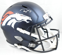 Troy Franklin Signed Broncos Full-Size Speed Helmet (Beckett) at PristineAuction.com