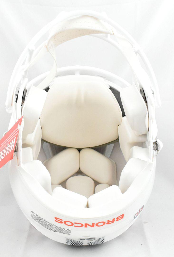 Troy Franklin Signed Broncos Full-Size Authentic On-Field Speed Helmet (Beckett) at PristineAuction.com Troy Franklin Signed Broncos Full-Size Authentic On-Field Speed Helmet (Beckett) at PristineAuction.com