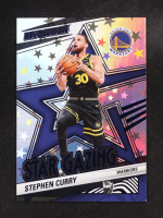 Stephen Curry 2024-25 Panini Revolution Star Gazing Blue Astro #18 #34/99 at PristineAuction.com