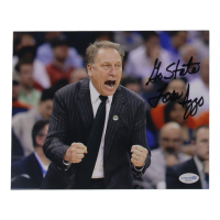 Tom Izzo Signed Michigan State Spartans 8x10 Photo Inscribed "Go State" (ACOA) at PristineAuction.com