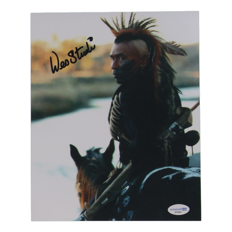 Wes Studi Signed "Dances With Wolves" 8x10 Photo Inscribed "2025" (ACOA) at PristineAuction.com Wes Studi Signed "Dances With Wolves" 8x10 Photo Inscribed "2025" (ACOA) at PristineAuction.com