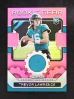 Trevor Lawrence 2021 Panini Prizm Rookie Gear Pink #1 RC at PristineAuction.com
