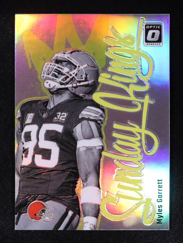 Myles Garrett 2024 Panini Donruss Optic Sunday Kings #3 at PristineAuction.com Myles Garrett 2024 Panini Donruss Optic Sunday Kings #3 at PristineAuction.com
