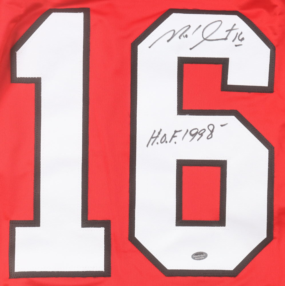 Michel Goulet Jersey Inscribed "H.O.F 1998" (Schwartz) at PristineAuction.com Michel Goulet Jersey Inscribed "H.O.F 1998" (Schwartz) at PristineAuction.com