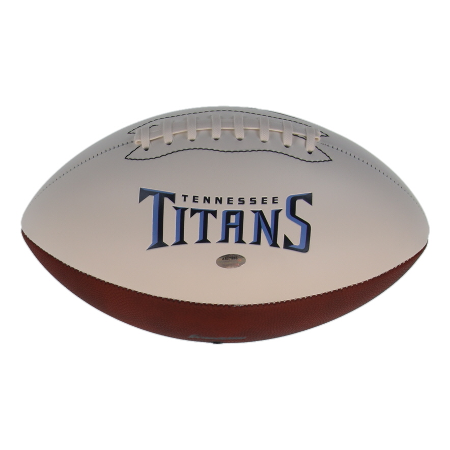 Vince Young Signed Titans Logo Football (Schwartz) at PristineAuction.com Vince Young Signed Titans Logo Football (Schwartz) at PristineAuction.com