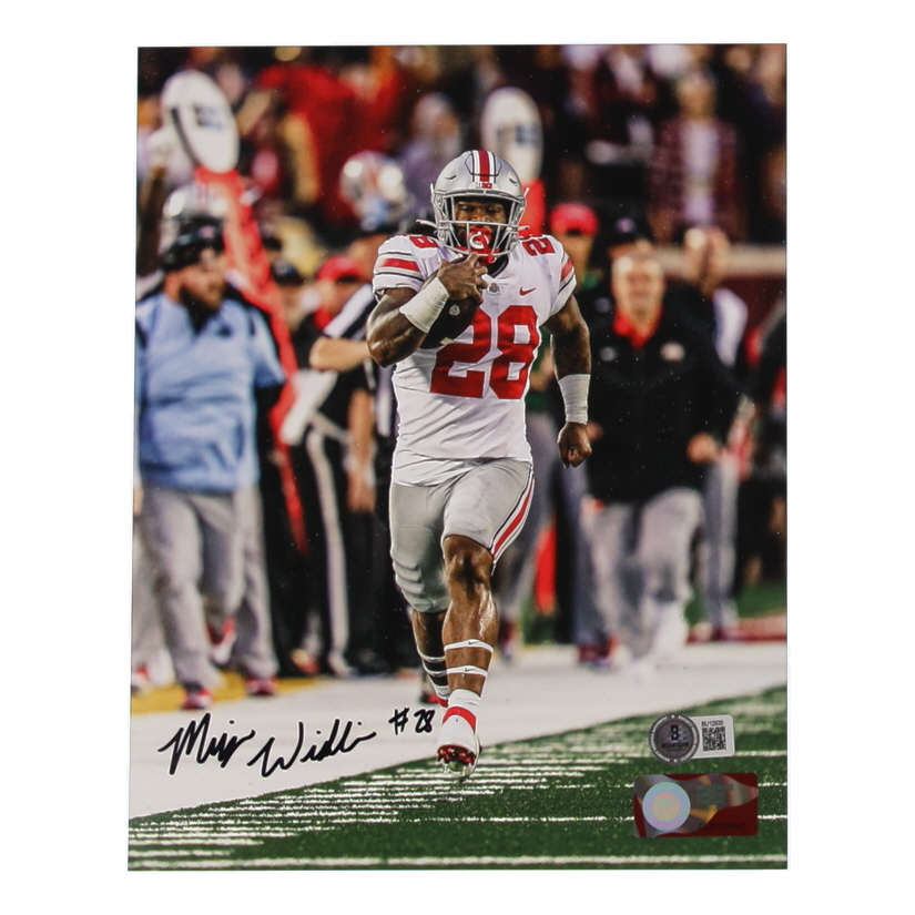 Miyan Williams Signed Ohio State Buckeyes 8x10 Photo (Beckett) at PristineAuction.com Miyan Williams Signed Ohio State Buckeyes 8x10 Photo (Beckett) at PristineAuction.com
