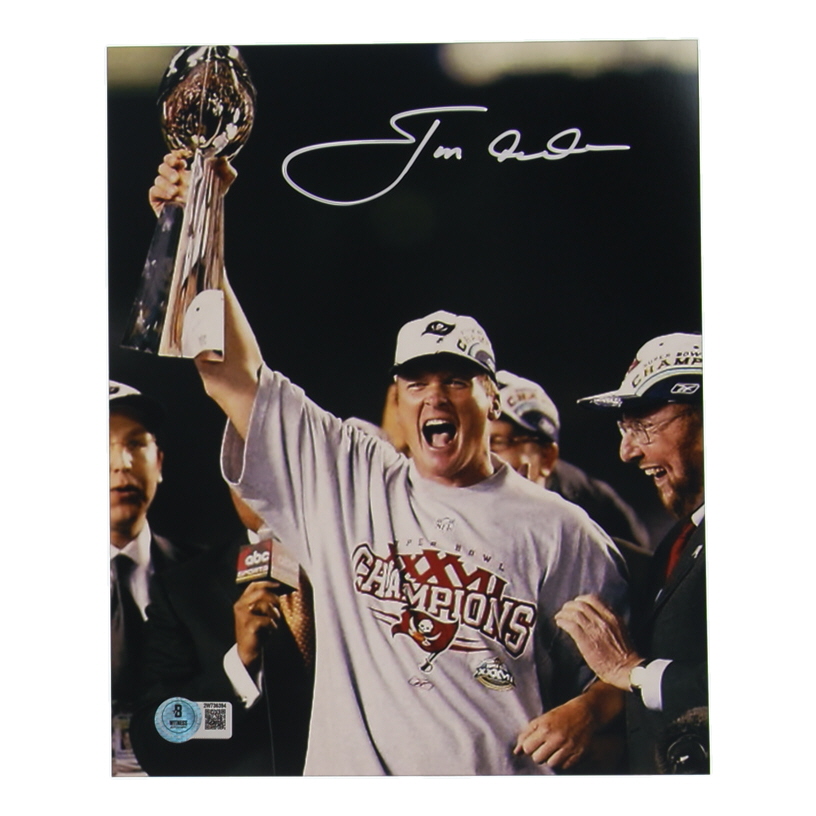 Jon Gruden Signed Buccaneers 8x10 Photo (Beckett) at PristineAuction.com Jon Gruden Signed Buccaneers 8x10 Photo (Beckett) at PristineAuction.com