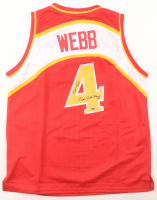 Spud Webb Signed Jersey Inscribed "Slam Dunk Champ 86" (Schwartz) at PristineAuction.com