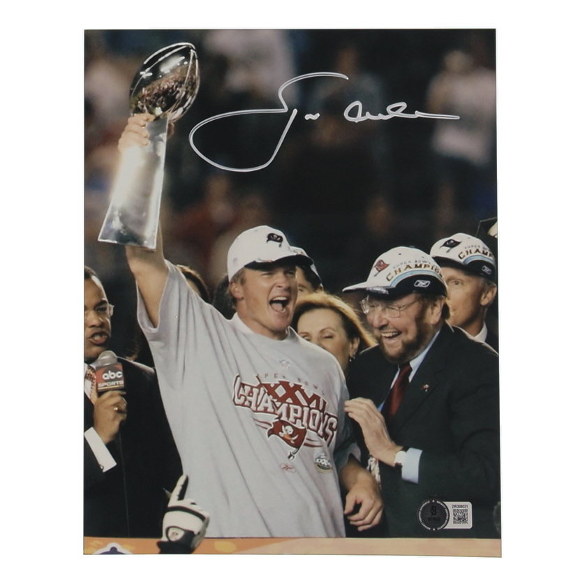 Jon Gruden Signed Buccaneers 8x10 Photo (Beckett) at PristineAuction.com Jon Gruden Signed Buccaneers 8x10 Photo (Beckett) at PristineAuction.com