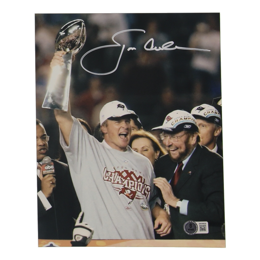 Jon Gruden Signed Buccaneers 8x10 Photo (Beckett) at PristineAuction.com Jon Gruden Signed Buccaneers 8x10 Photo (Beckett) at PristineAuction.com