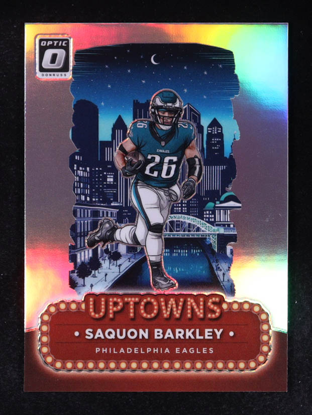 Saquon Barkley 2024 Panini Optic Uptowns #17 at PristineAuction.com Saquon Barkley 2024 Panini Optic Uptowns #17 at PristineAuction.com
