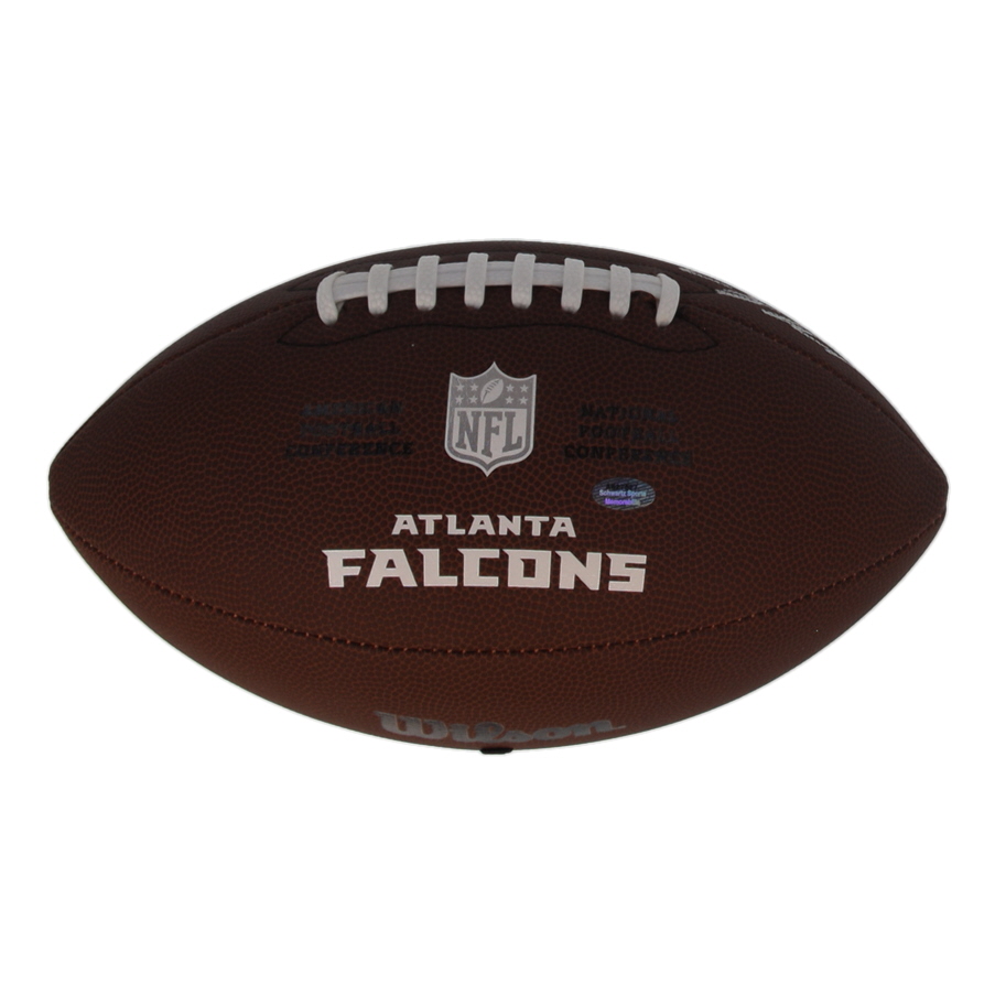 Michael Vick Signed Falcons Logo Football (Schwartz) at PristineAuction.com Michael Vick Signed Falcons Logo Football (Schwartz) at PristineAuction.com
